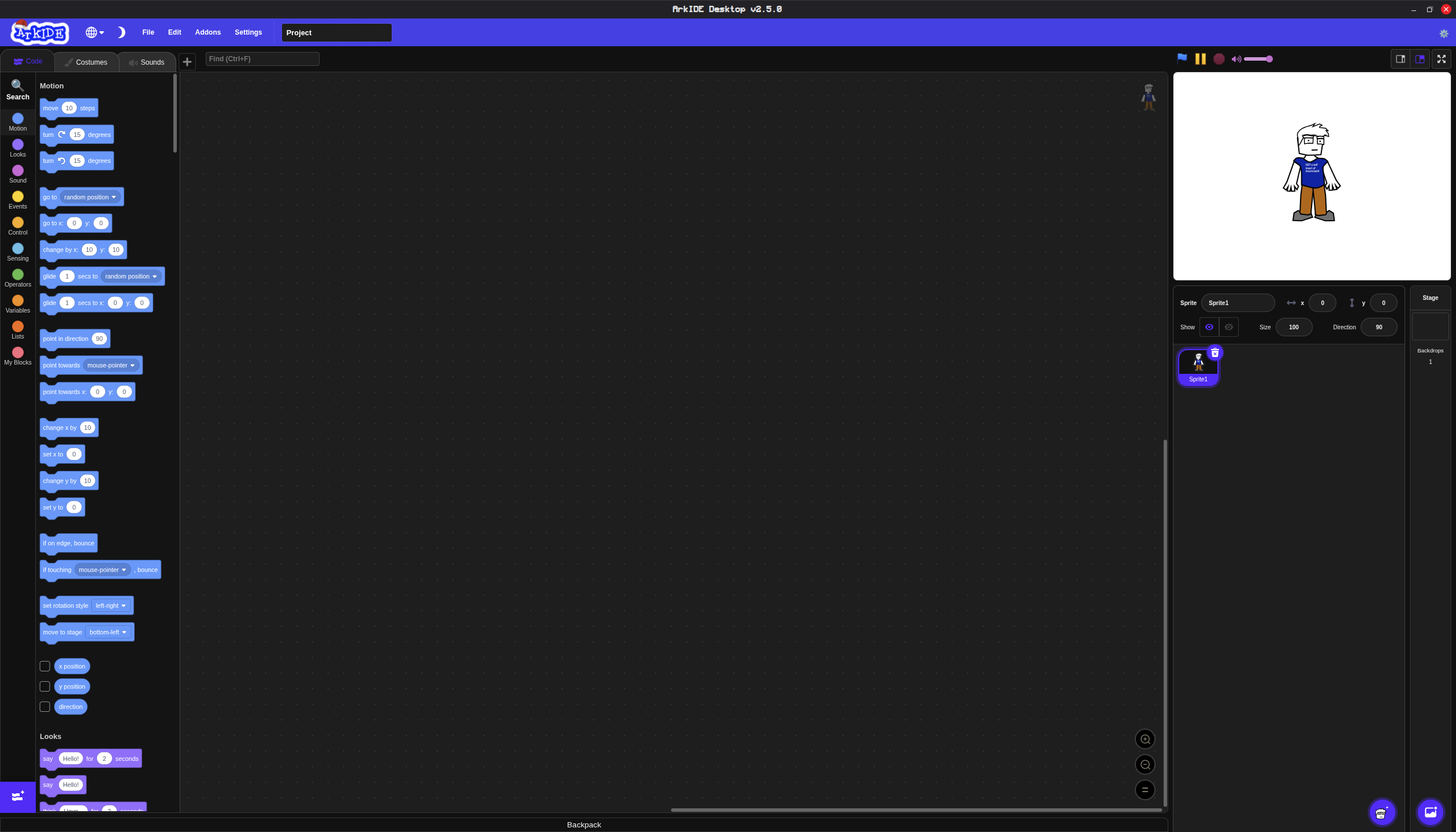 ArkIDE Desktop Interface